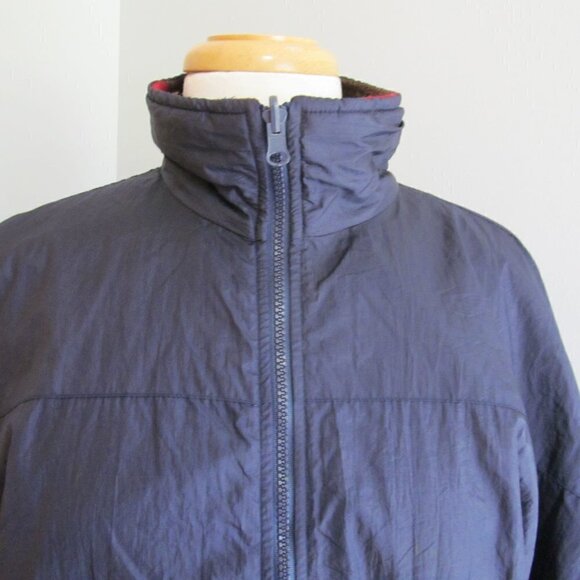 Jennifer Moore Fleece Windbreaker Reversible Jacke - Picture 7 of 8